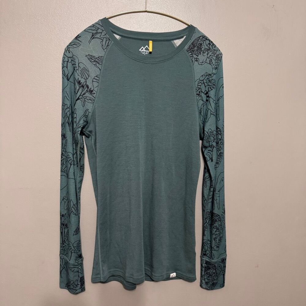Wild Rye Women's Evie Raglan Baselayer longsleeve size 12